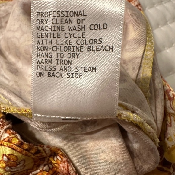 Christian Siriano Geometric  Wide Leg Pants Med (a4 - Picture 15 of 15